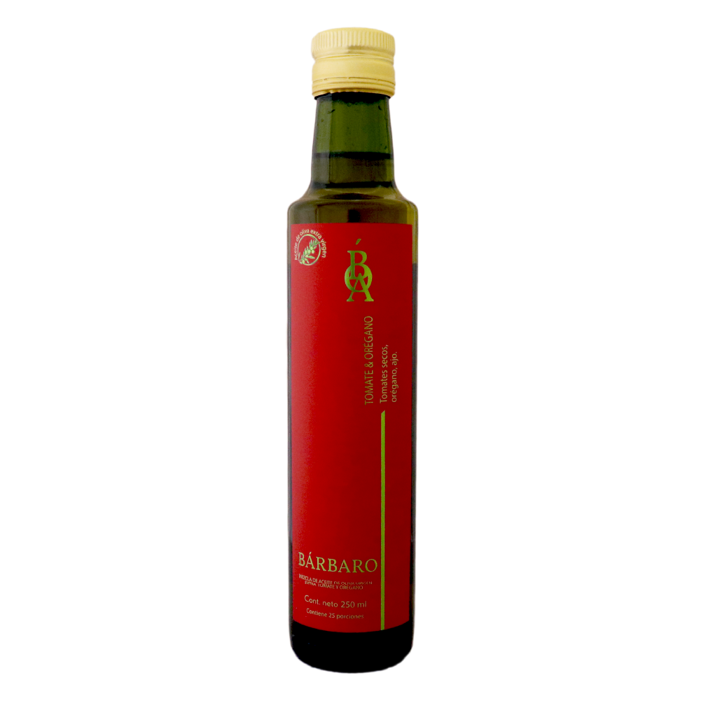 Aceite de Oliva Virgen Extra con Tomate y Orégano 250ml