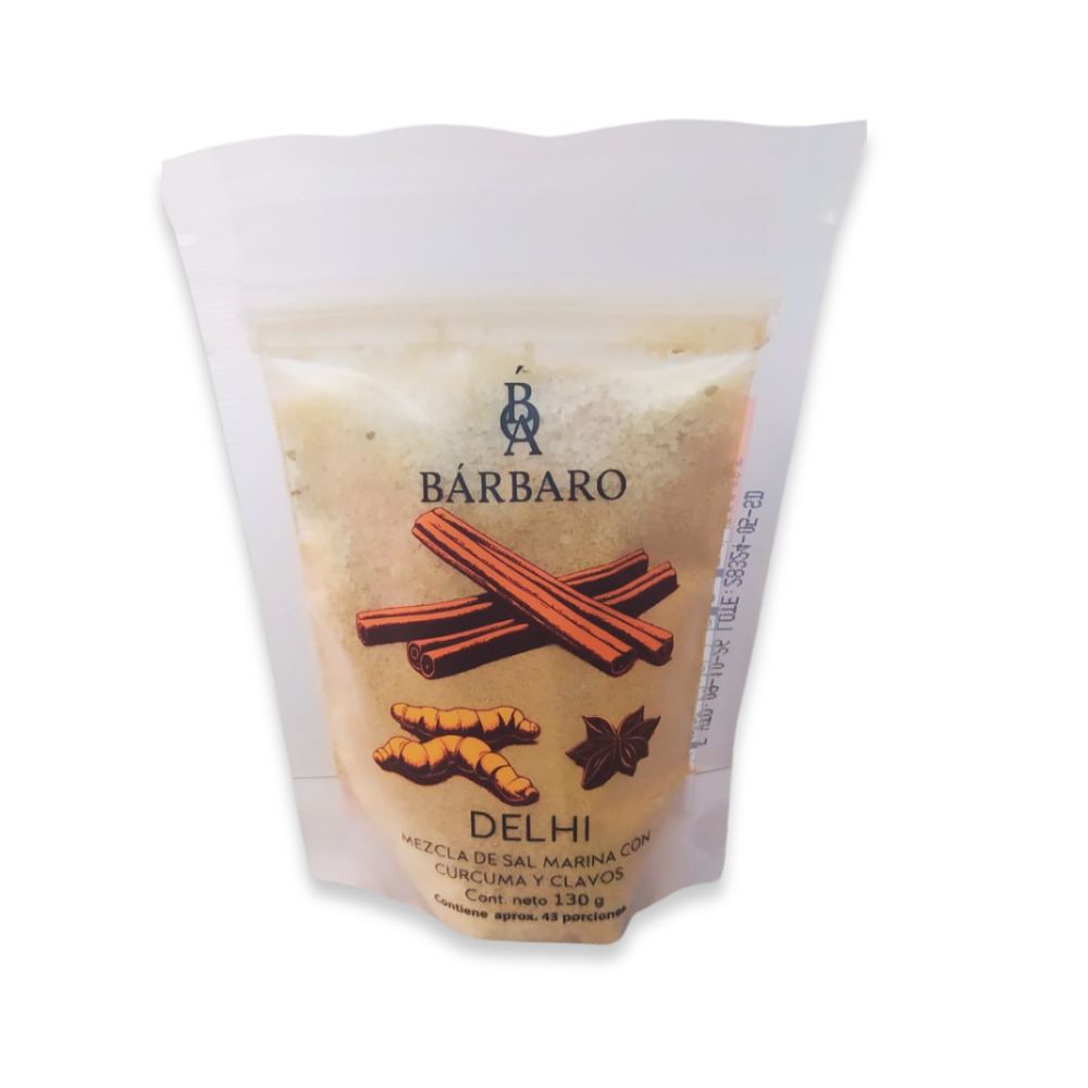 Sal Marina Delhi 130g – Sabor Exótico con Especias Indias